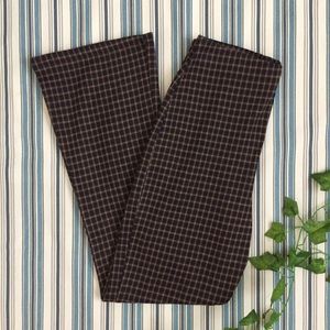 NWT Plaid High Waisted Kick Flare Pants